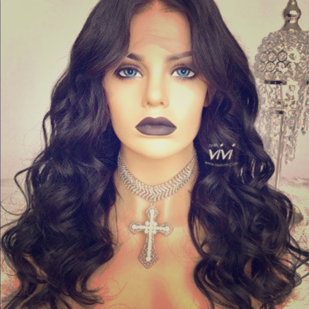 20” Indian virgin hair wig